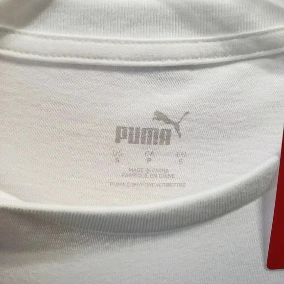 -Puma court elevated tee white size S - Picture 7 of 9